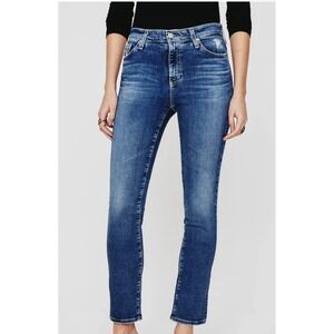 Adriano Goldschmied AG Jeans Womens 29 Blue MARI High Rise Slim Straight Stretch